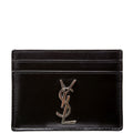 Smooth Leather Card Holder 485631 Black