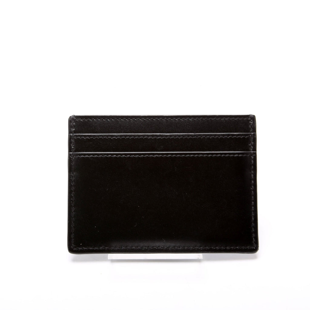 Smooth Leather Card Holder 485631 Black