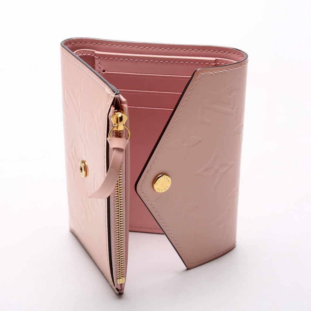 Victorine Wallet Vernis Pink