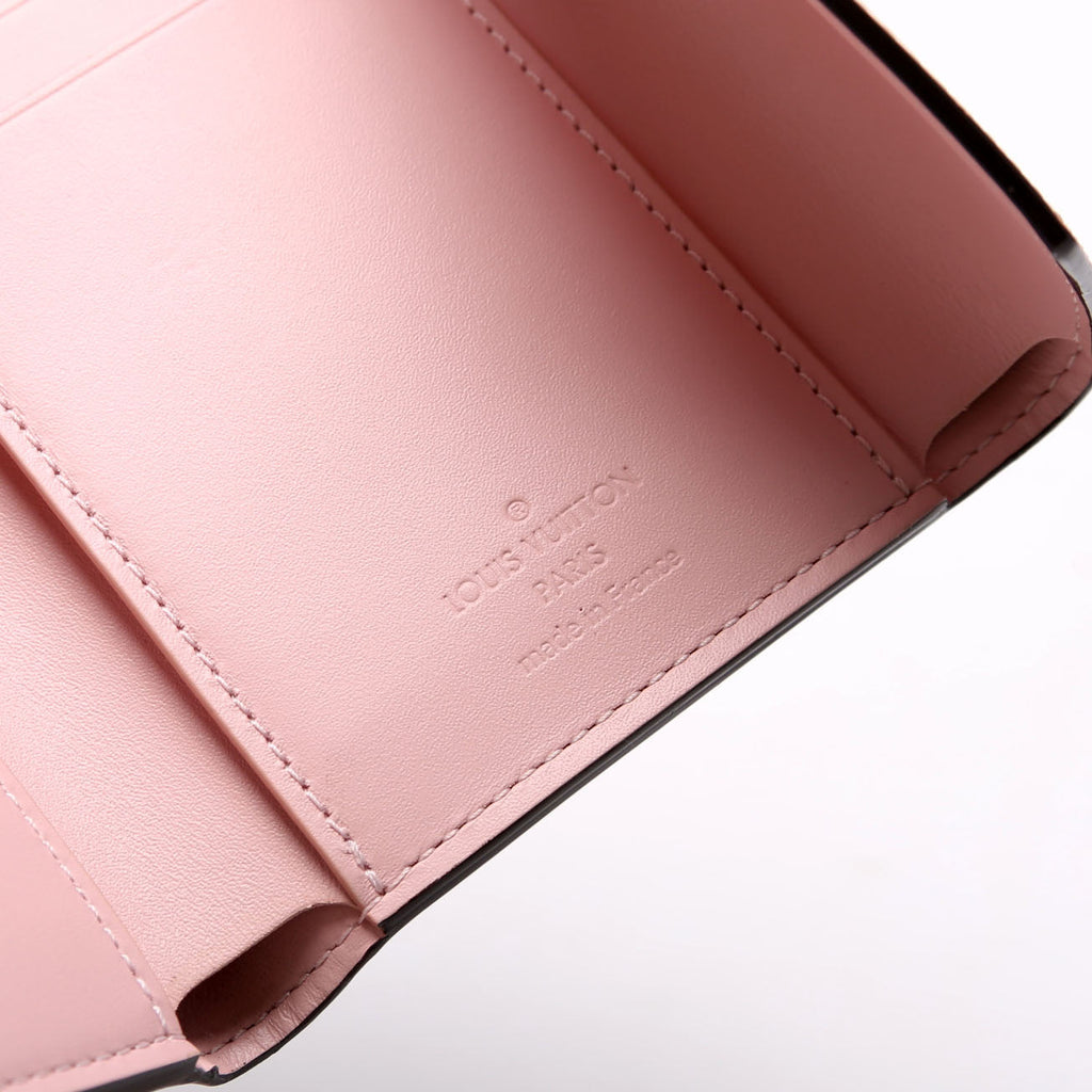 Victorine Wallet Vernis Pink