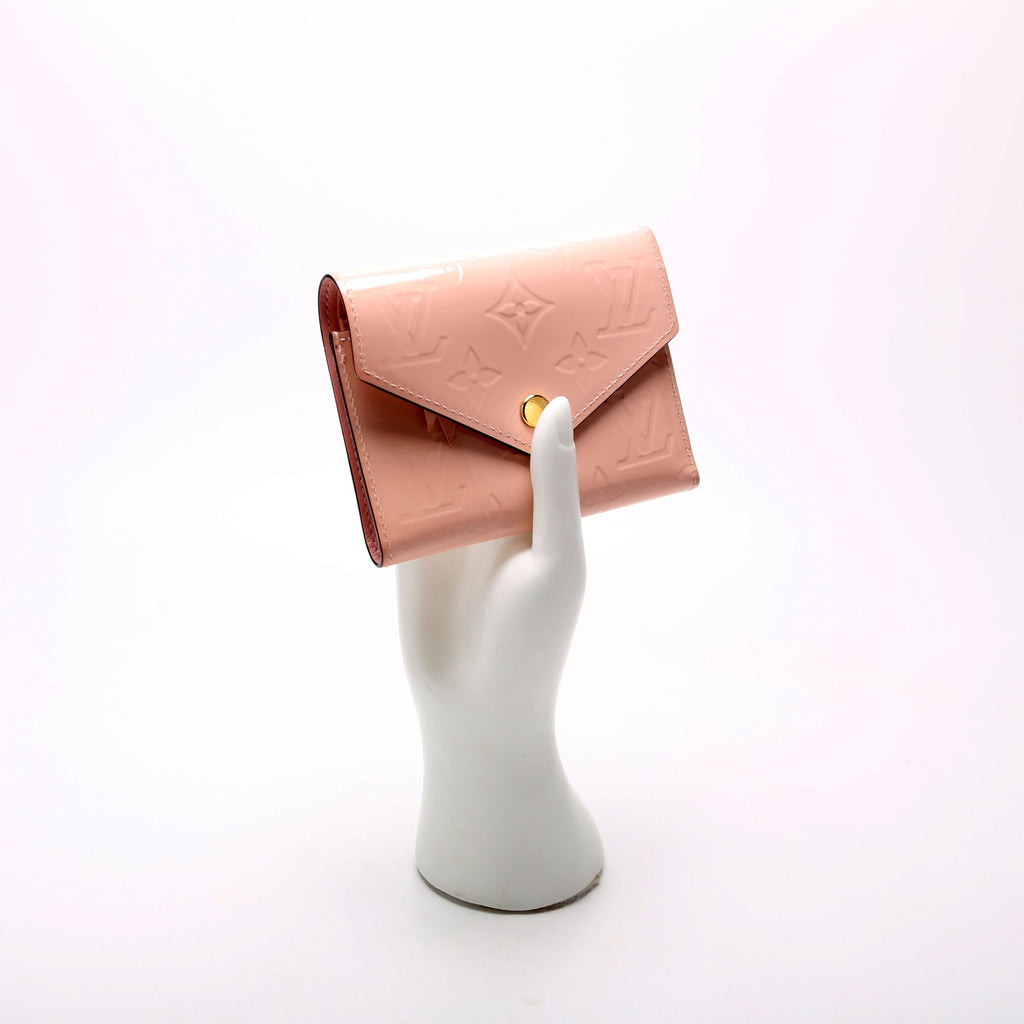 Victorine Wallet Vernis Pink
