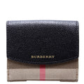 Luna Compact French Wallet Black