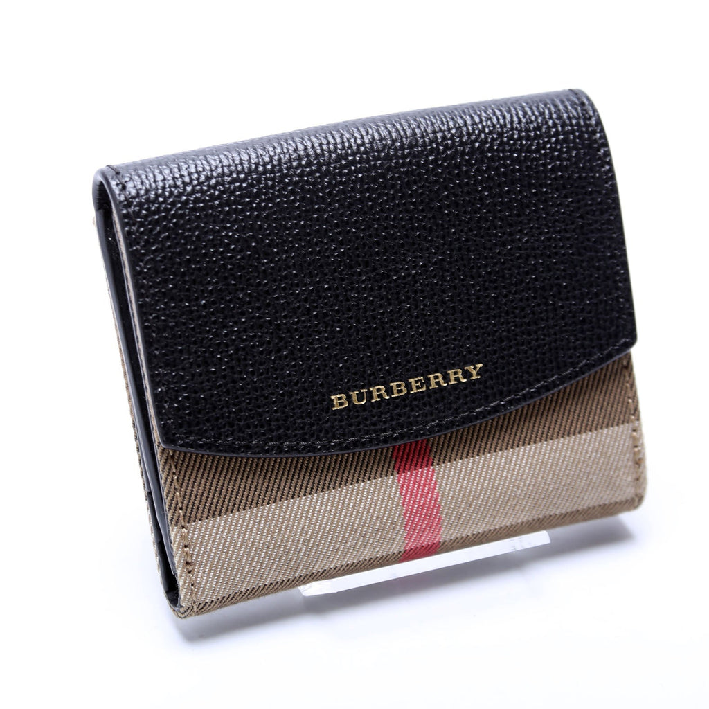 Luna Compact French Wallet Black
