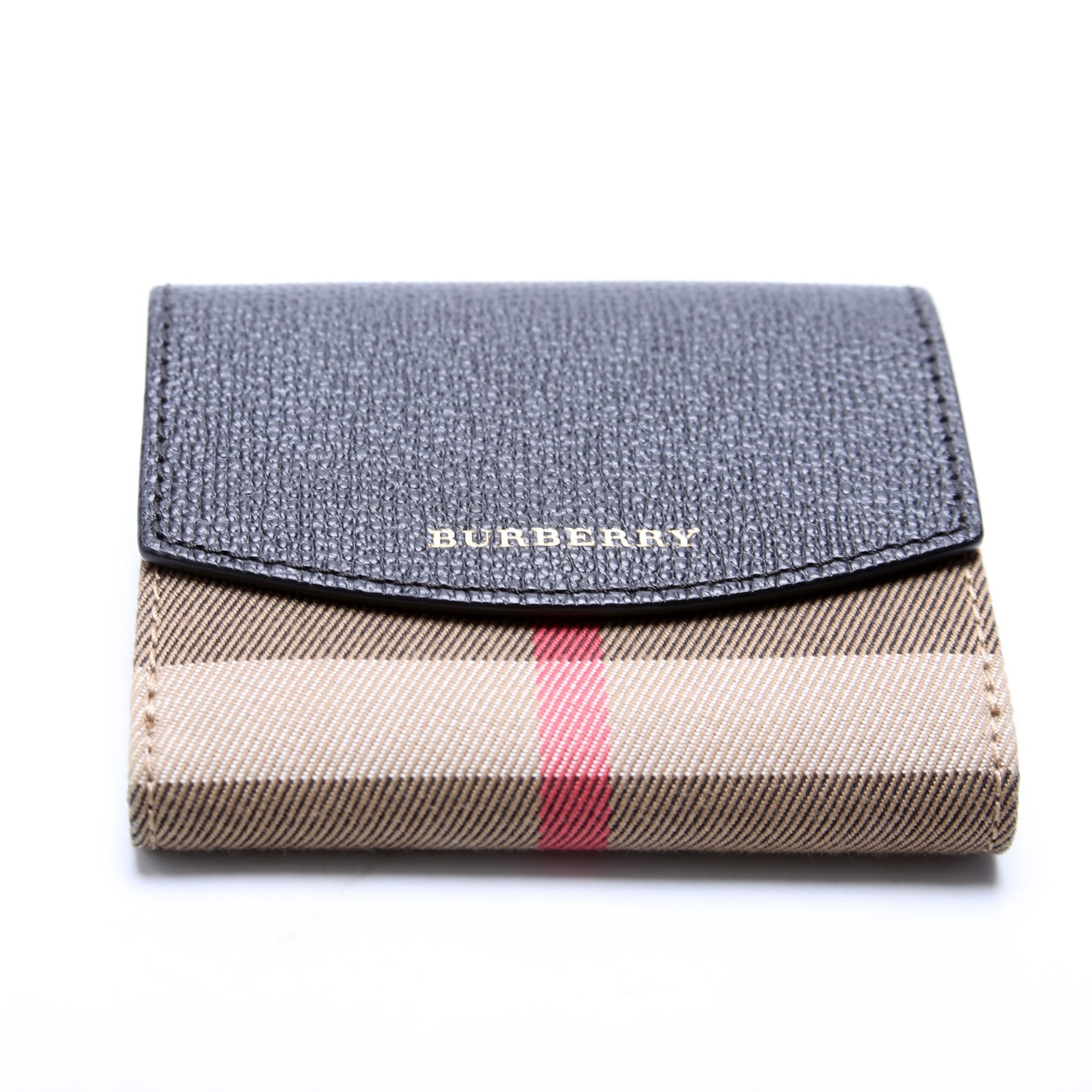 Luna Compact French Wallet Black