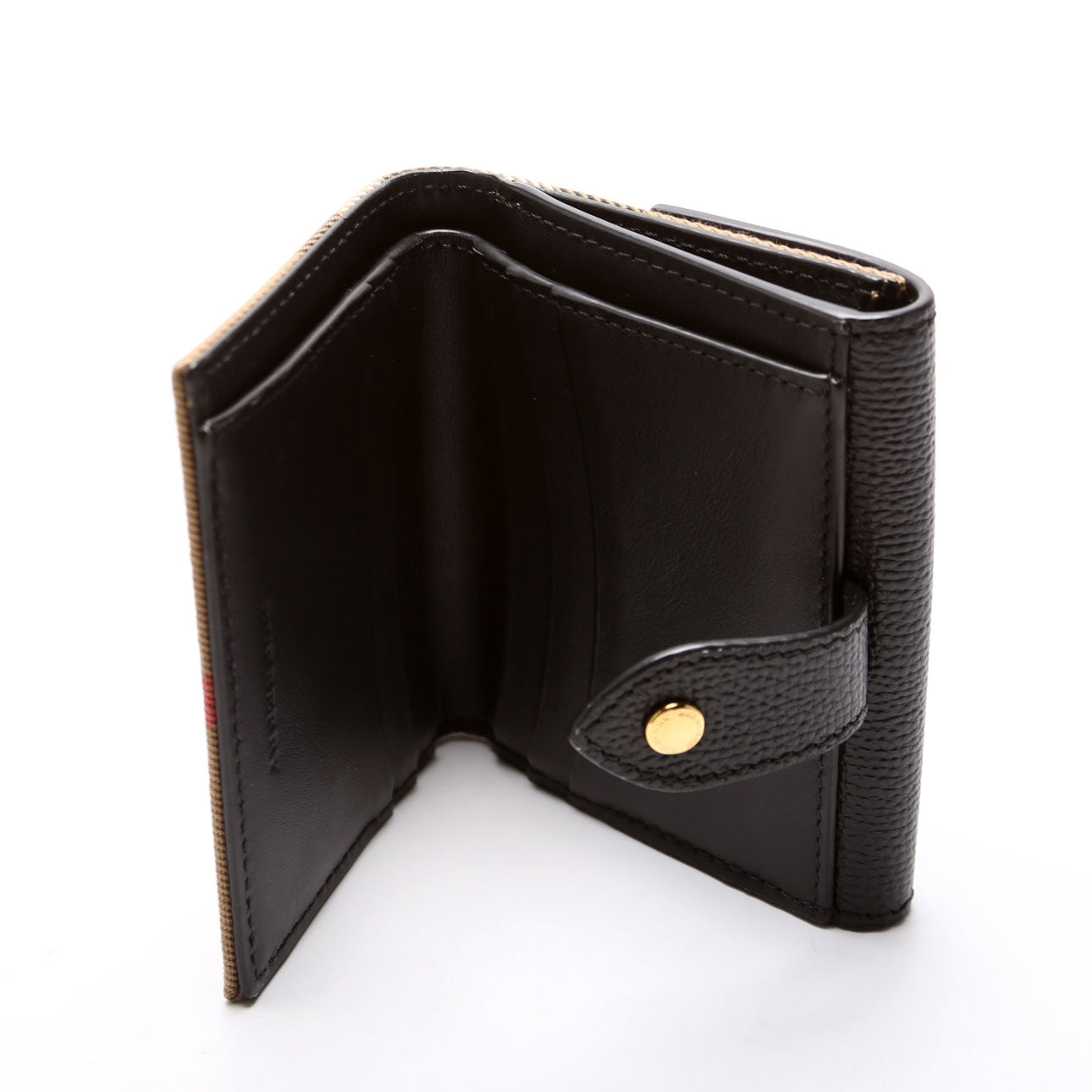 Luna Compact French Wallet Black