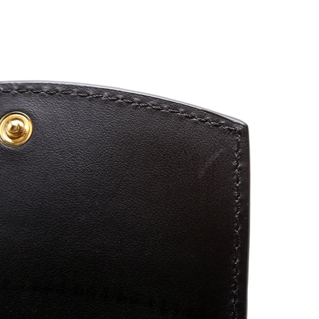 Luna Compact French Wallet Black