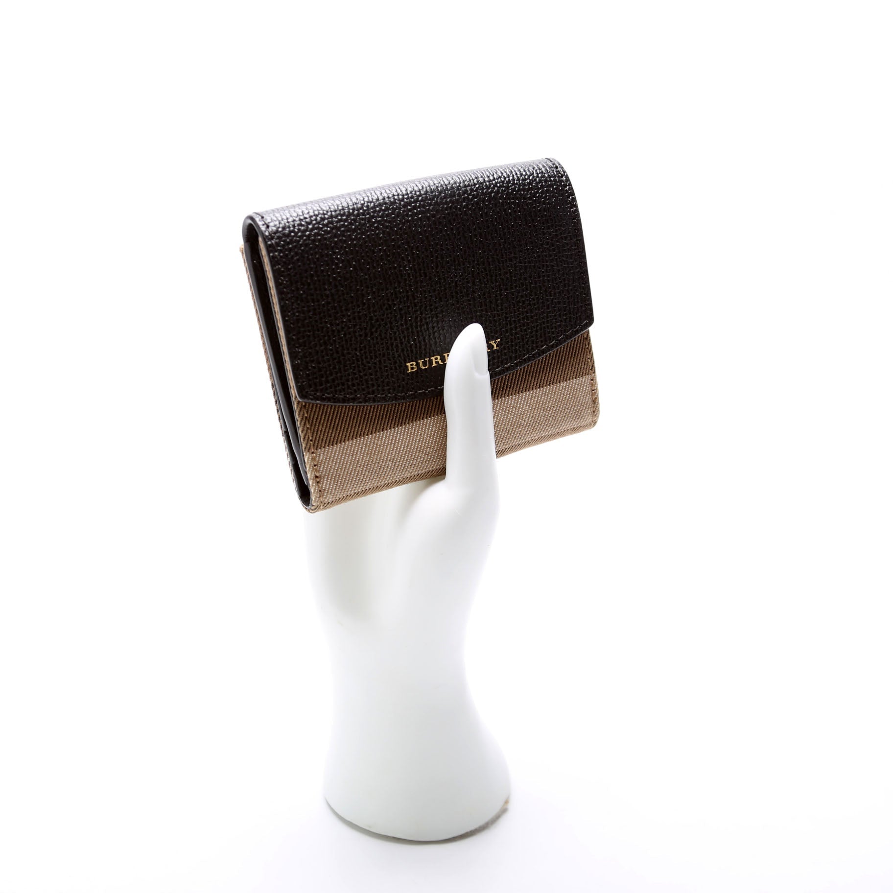 Luna Compact French Wallet Black
