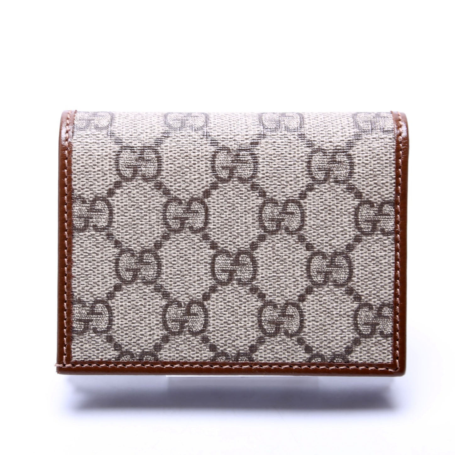 621887 Horsebit 1955 GG Supreme Card Case Brown