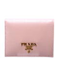 Saffiano Small Wallet With Coin Pouch 1MV204 Beige