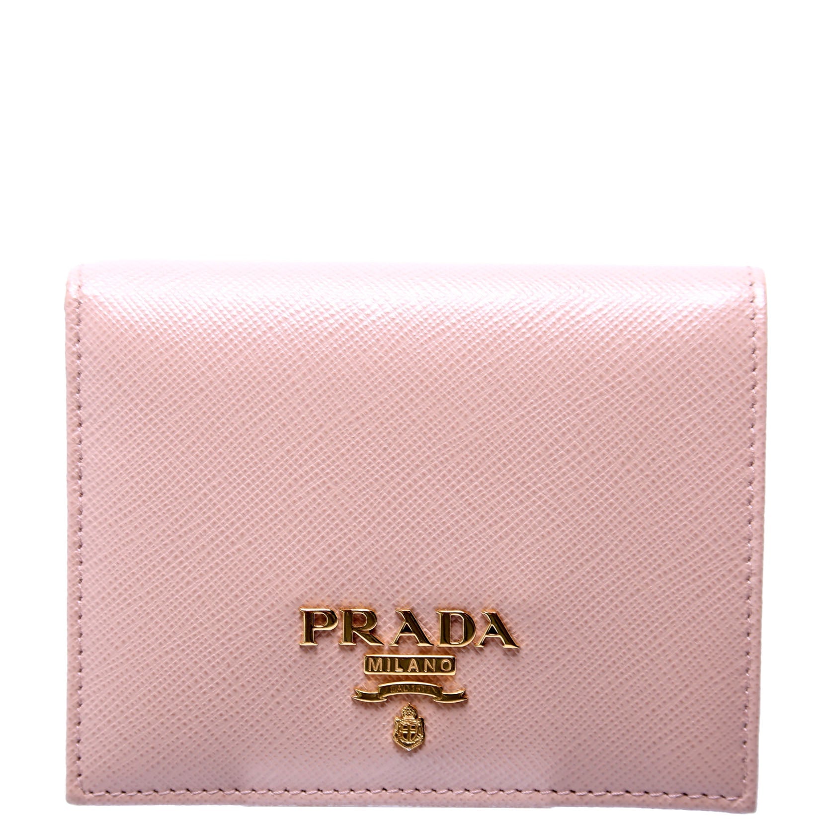 Saffiano Small Wallet With Coin Pouch 1MV204 Beige