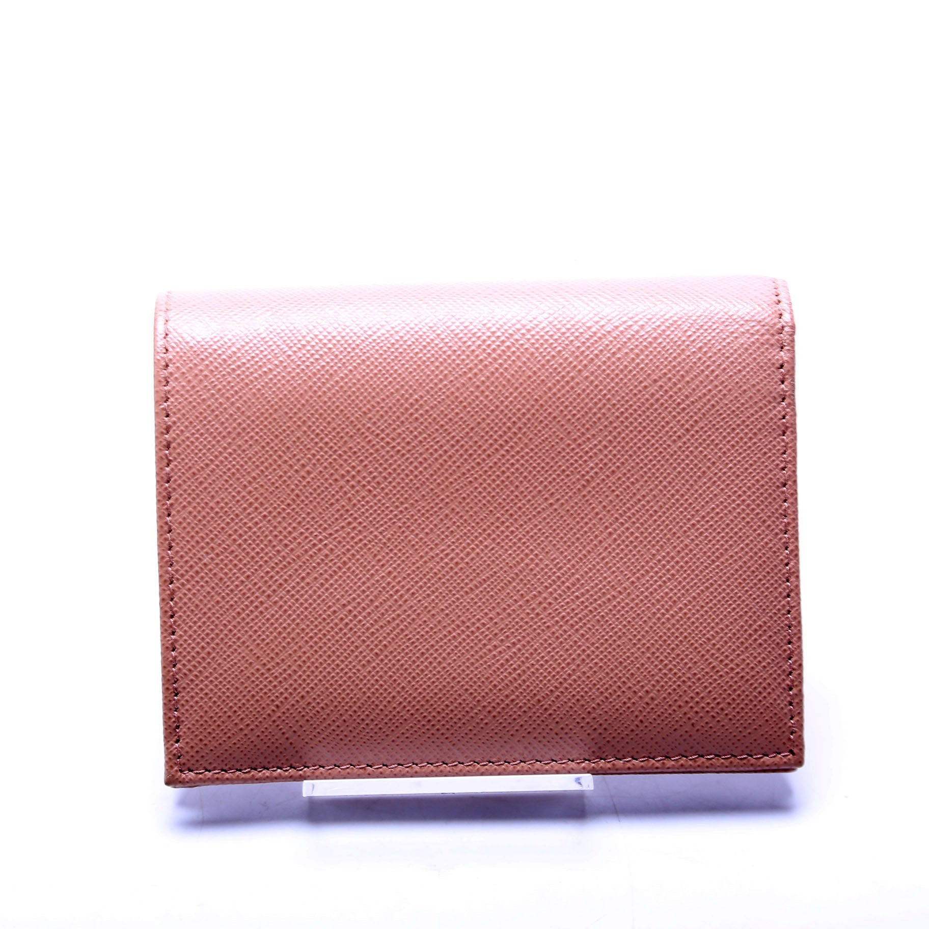 Saffiano Small Wallet With Coin Pouch 1MV204 Beige