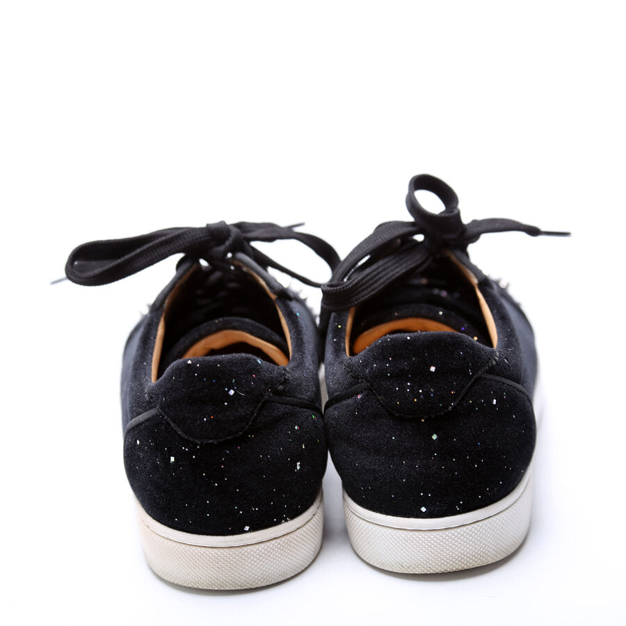 Viera Velvet Spikes Sneakers Size 37.5 Black