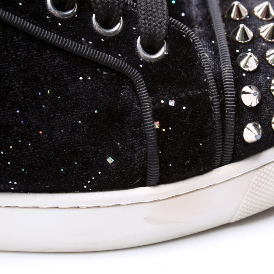 Viera Velvet Spikes Sneakers Size 37.5 Black