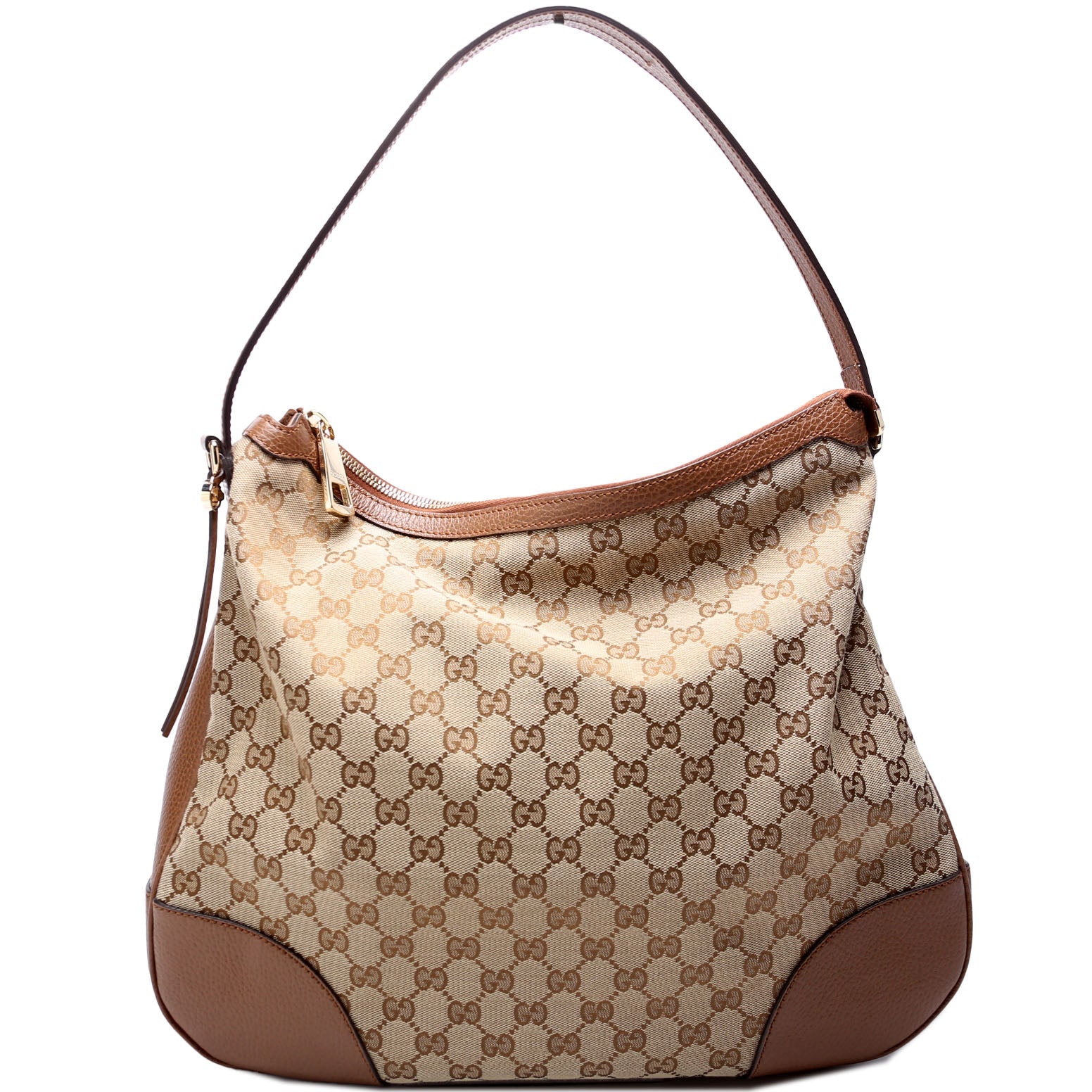 449244 GG Canvas Bree Hobo