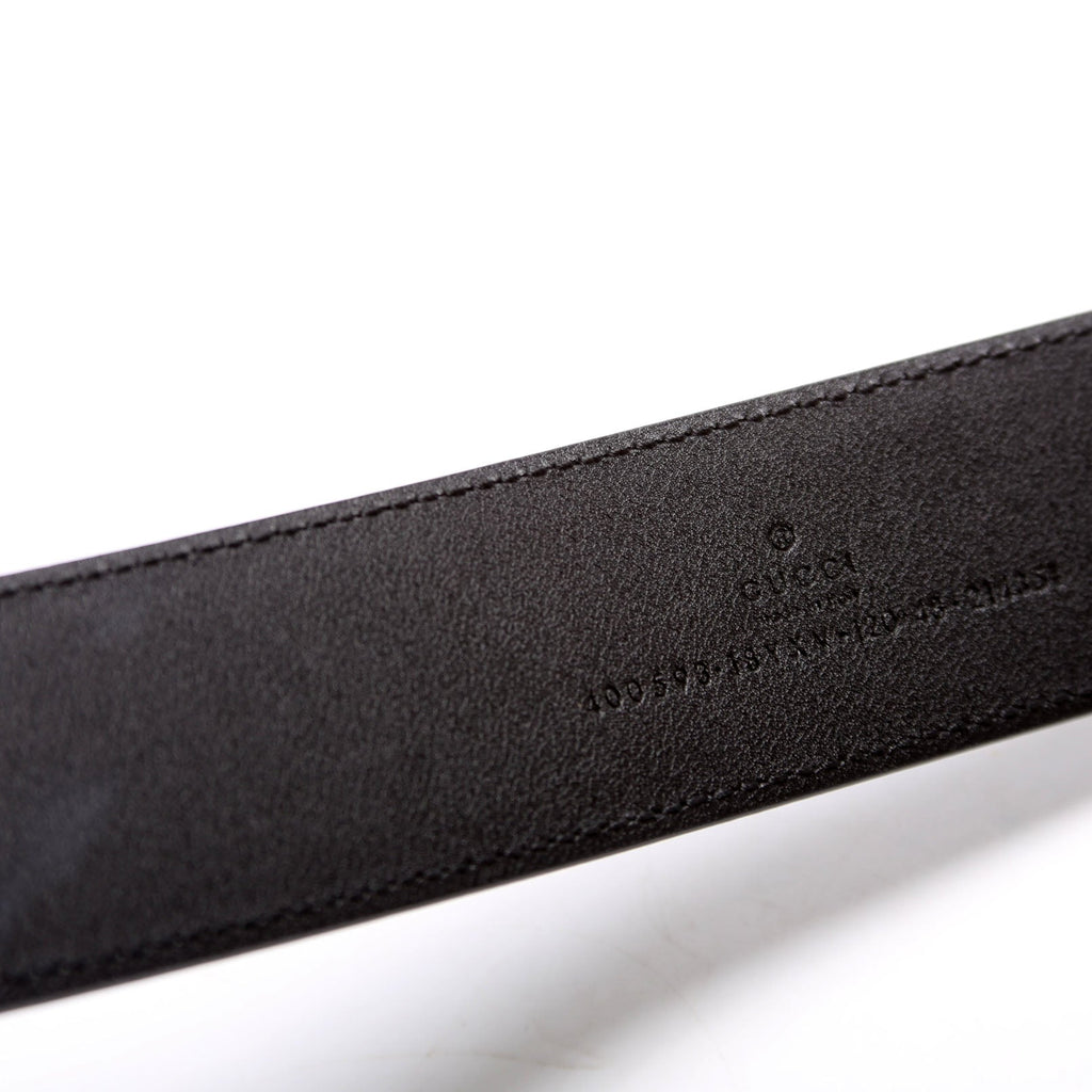 400593 GG Marmont Jumbo GG Wide Monochrome Belt Size 120/48 Black