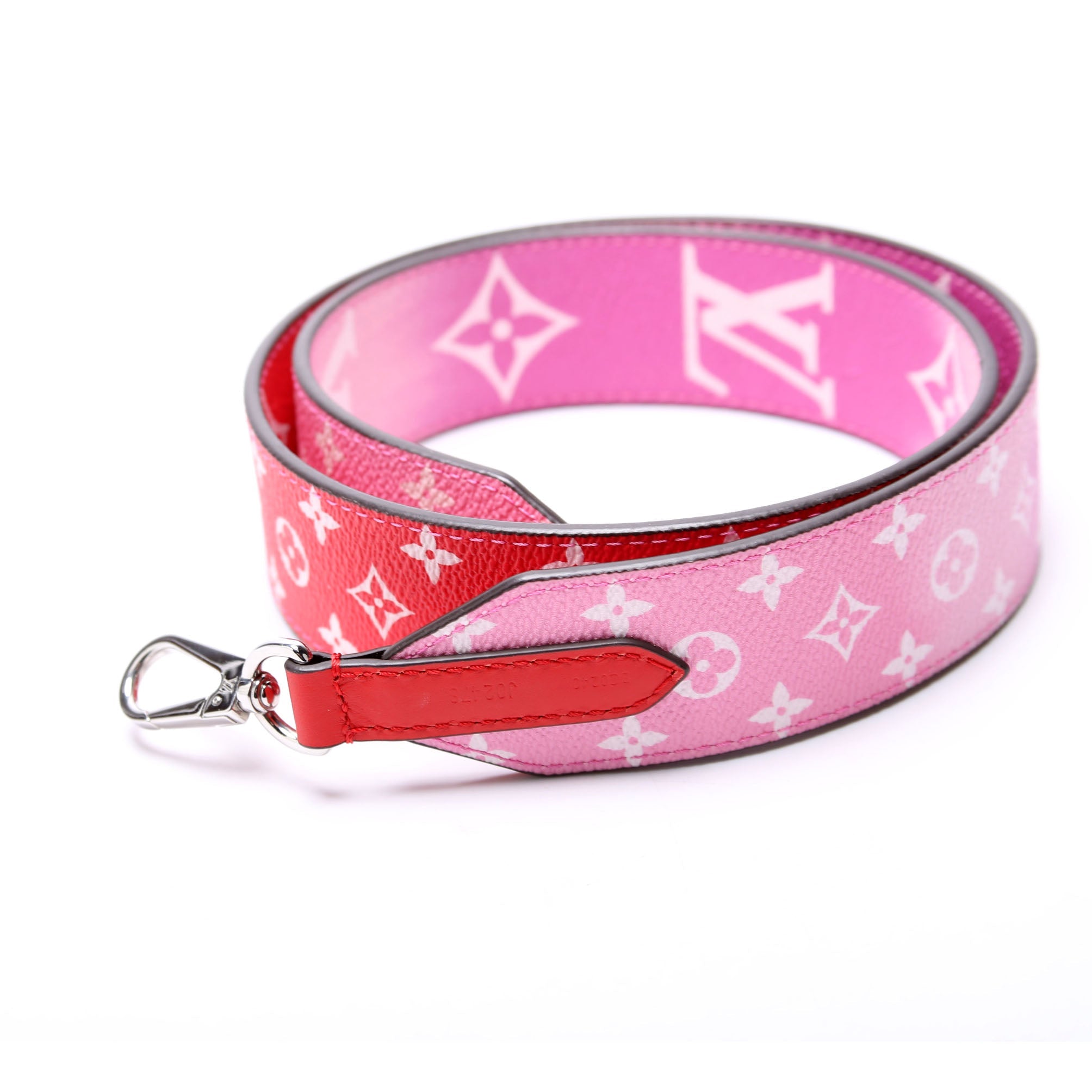 Bandouliere Escale Monogram Strap Pink