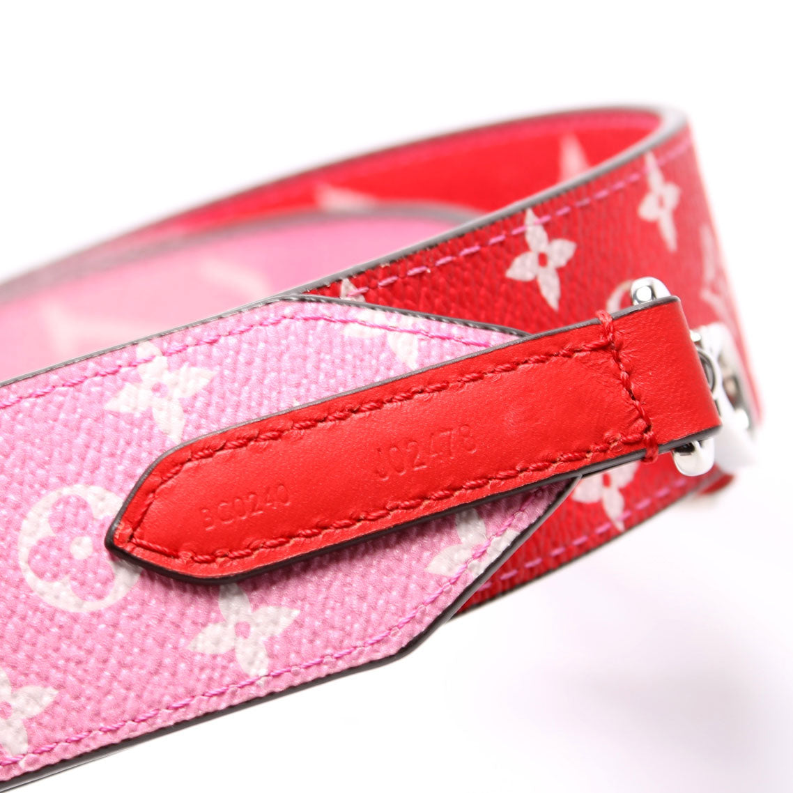 Bandouliere Escale Monogram Strap Pink