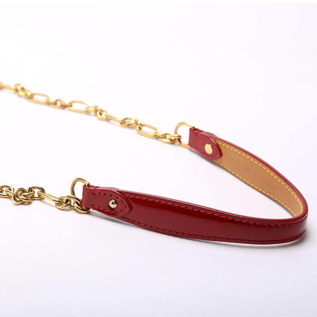 Bel Air Pochette Vernis Strap Red