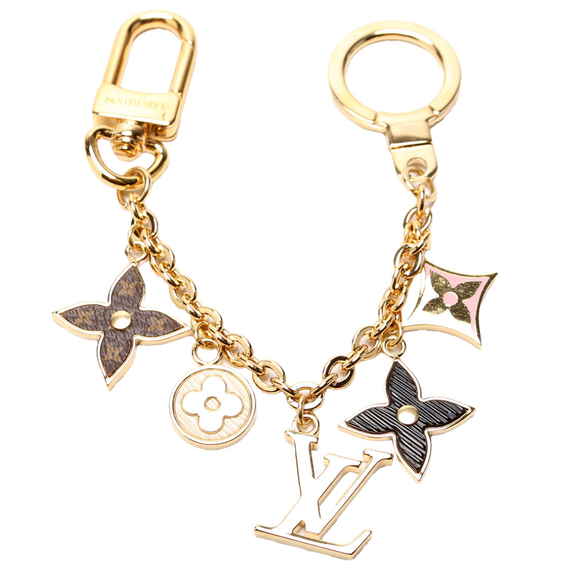 Spring Street Chain Bag Charm Gold/Multicolor
