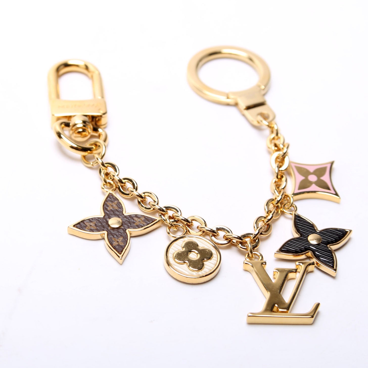 Spring Street Chain Bag Charm Gold/Multicolor