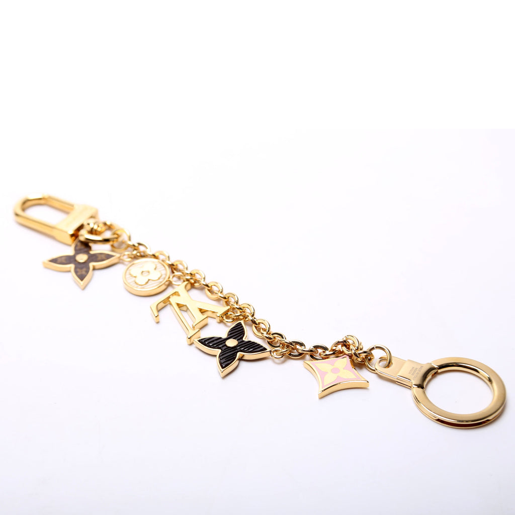 Spring Street Chain Bag Charm Gold/Multicolor