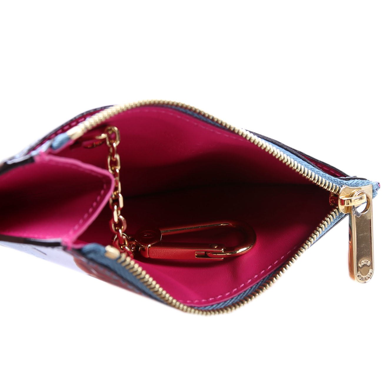 Key Pouch Degrade Metallic Vernis Multicolor