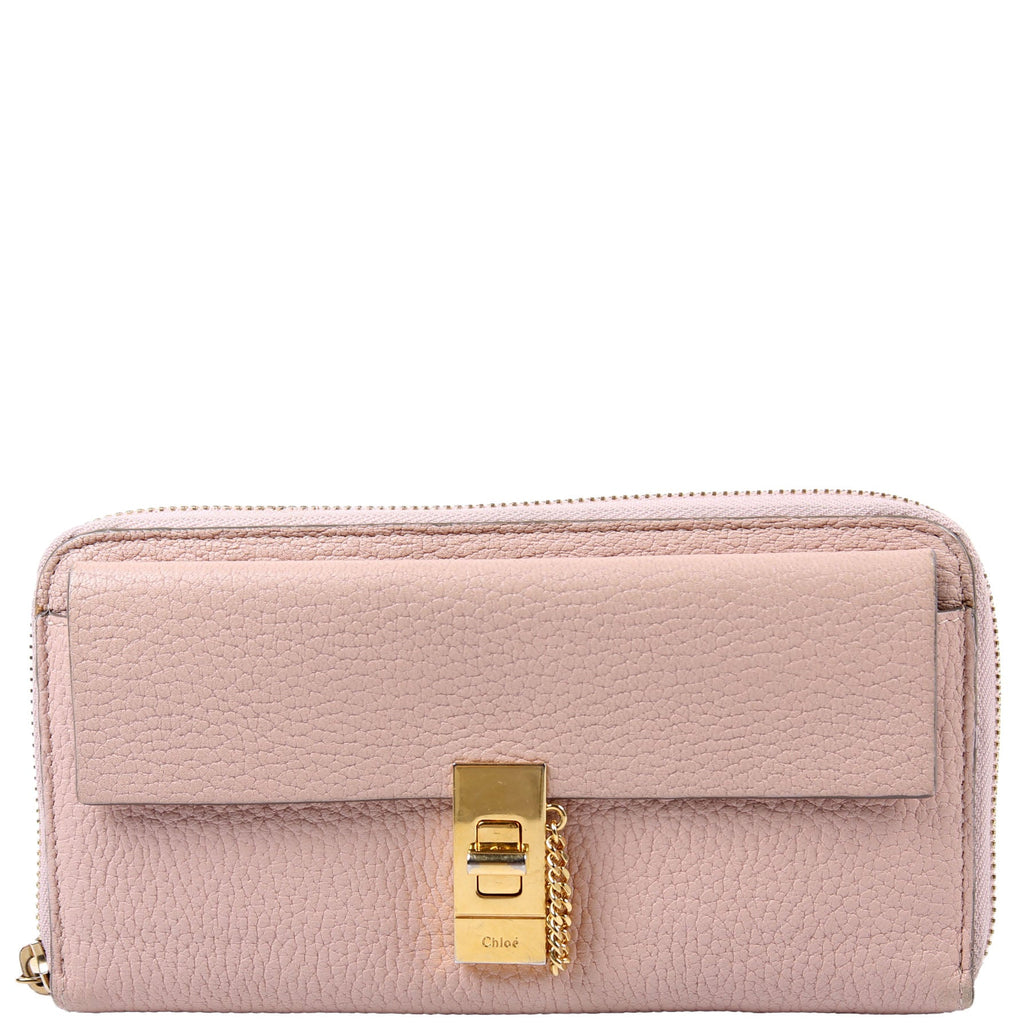 Drew Long Wallet Pink