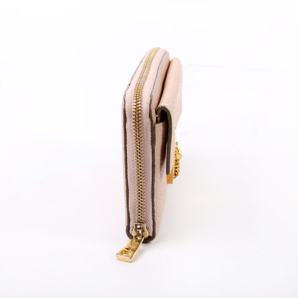 Drew Long Wallet Pink