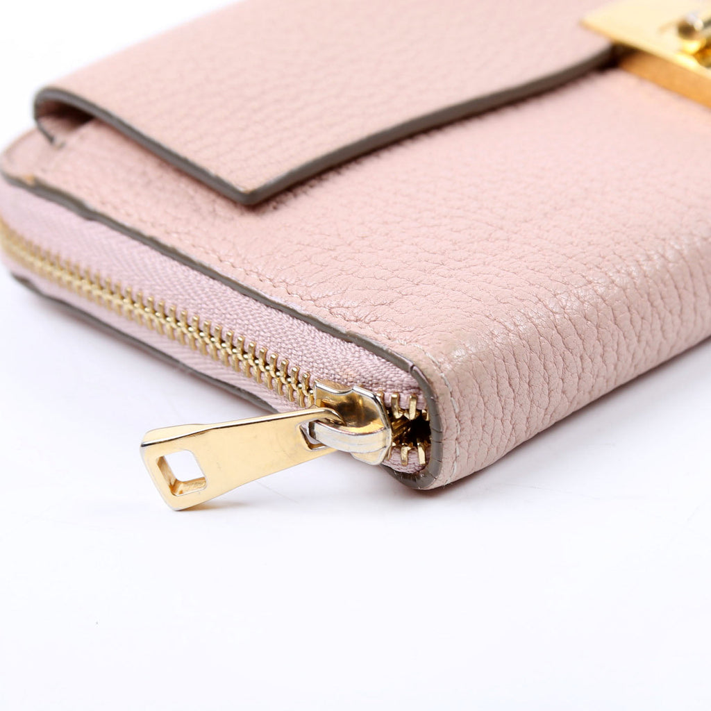 Drew Long Wallet Pink