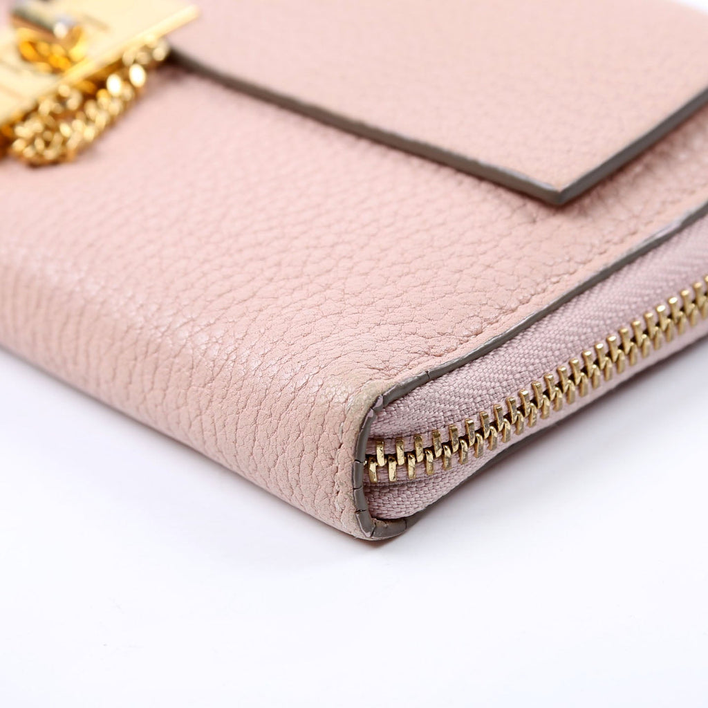 Drew Long Wallet Pink
