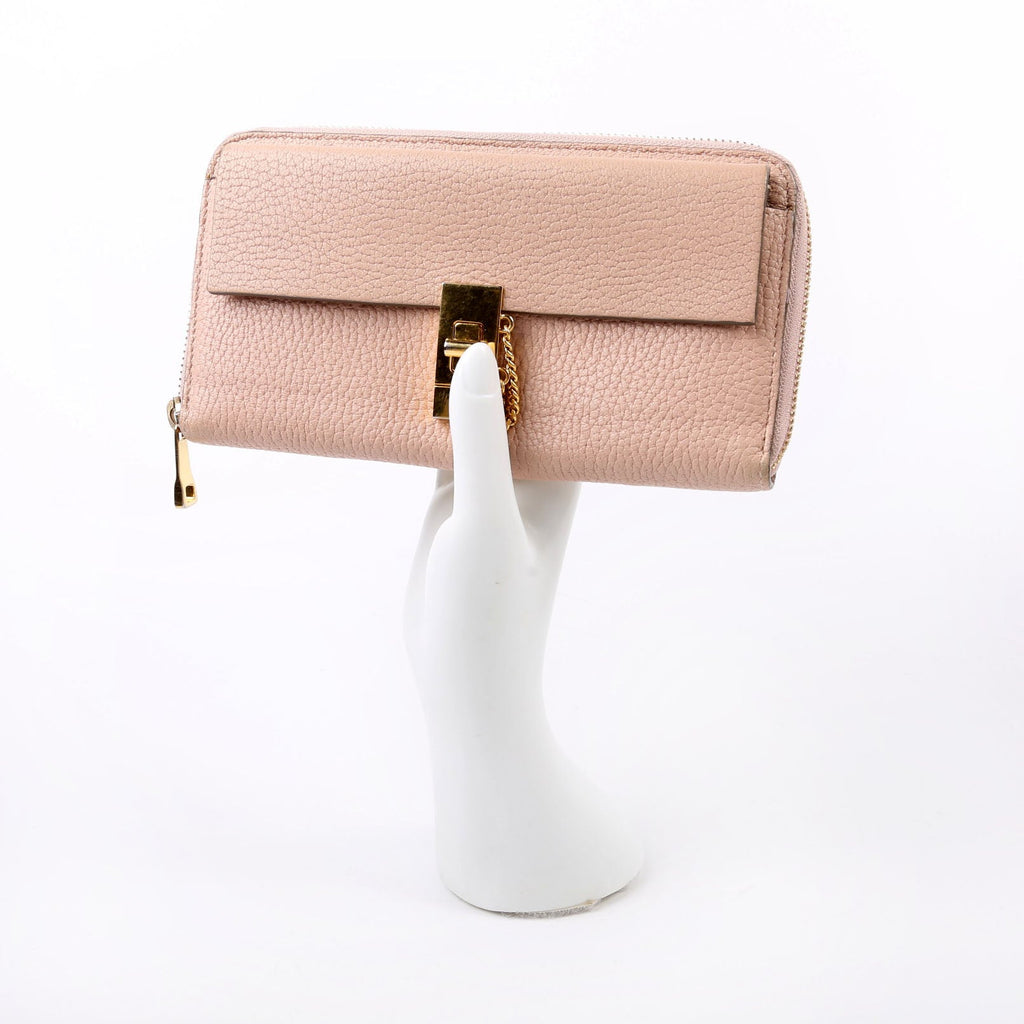Drew Long Wallet Pink