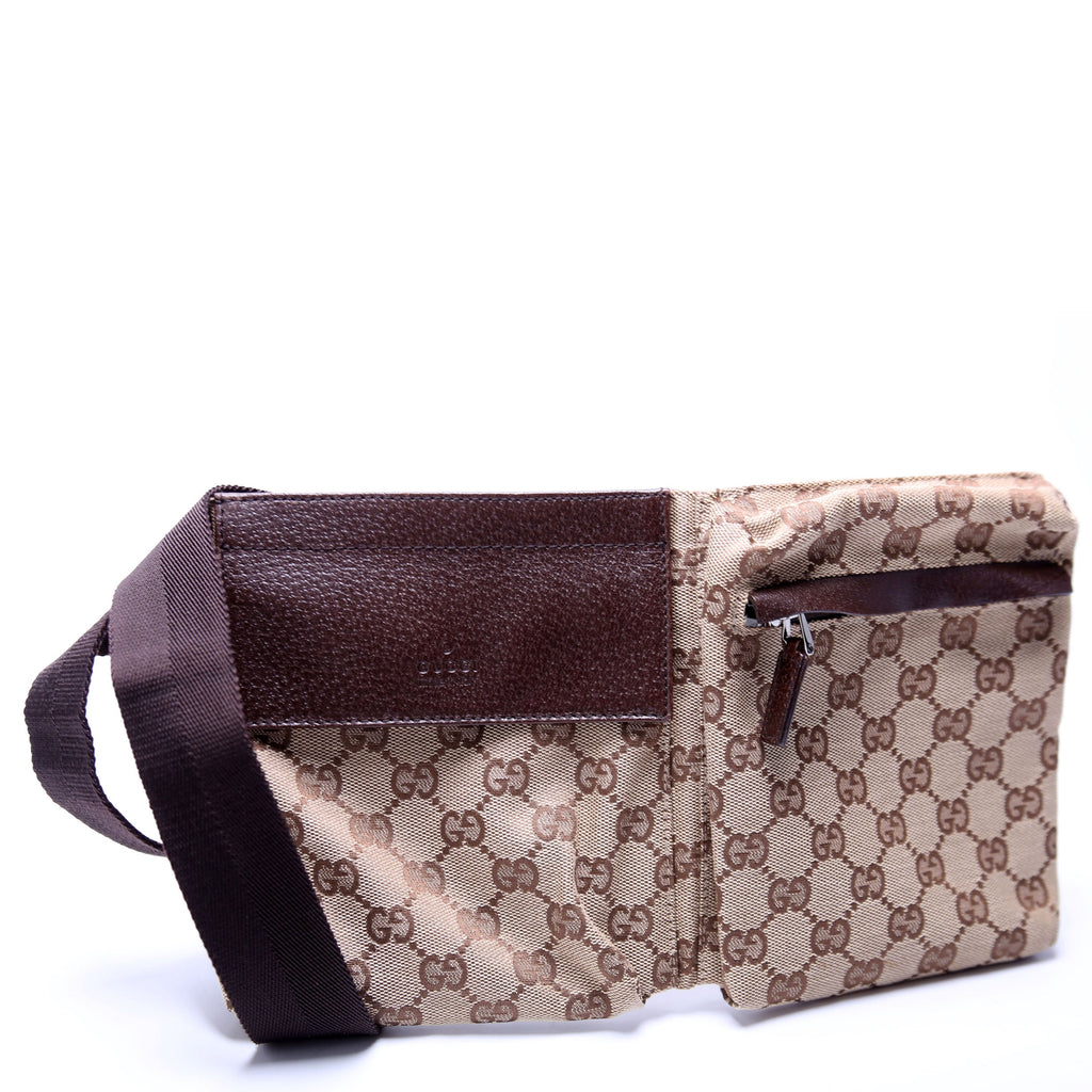 28566 GG Canvas Waist Bag