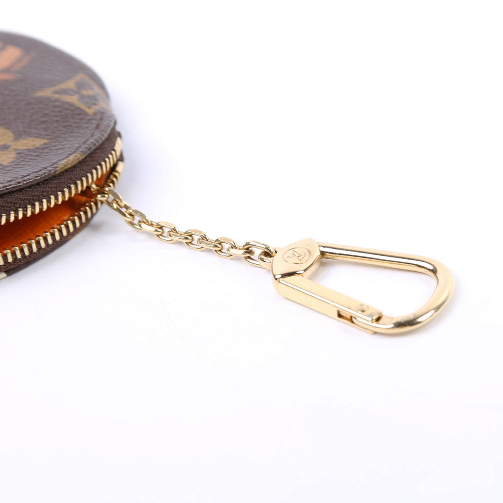 Round Coin Purse Groom Bellhop Monogram