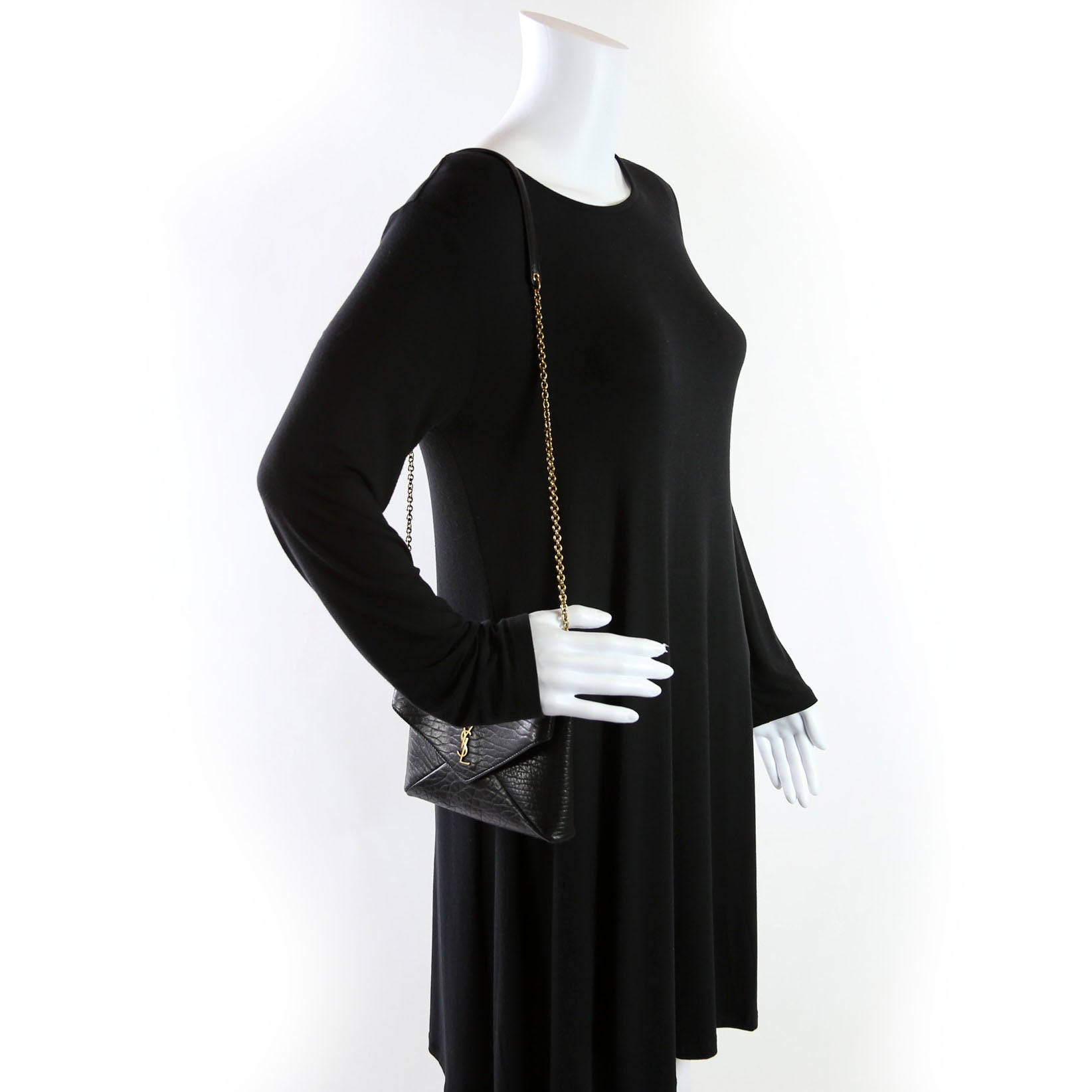 Cassandre Chain Pouch Lambskin 819271 Black