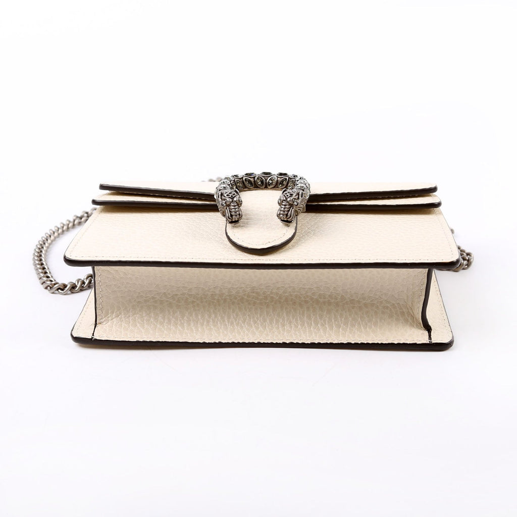 476432 Dionysus Leather Super Mini White