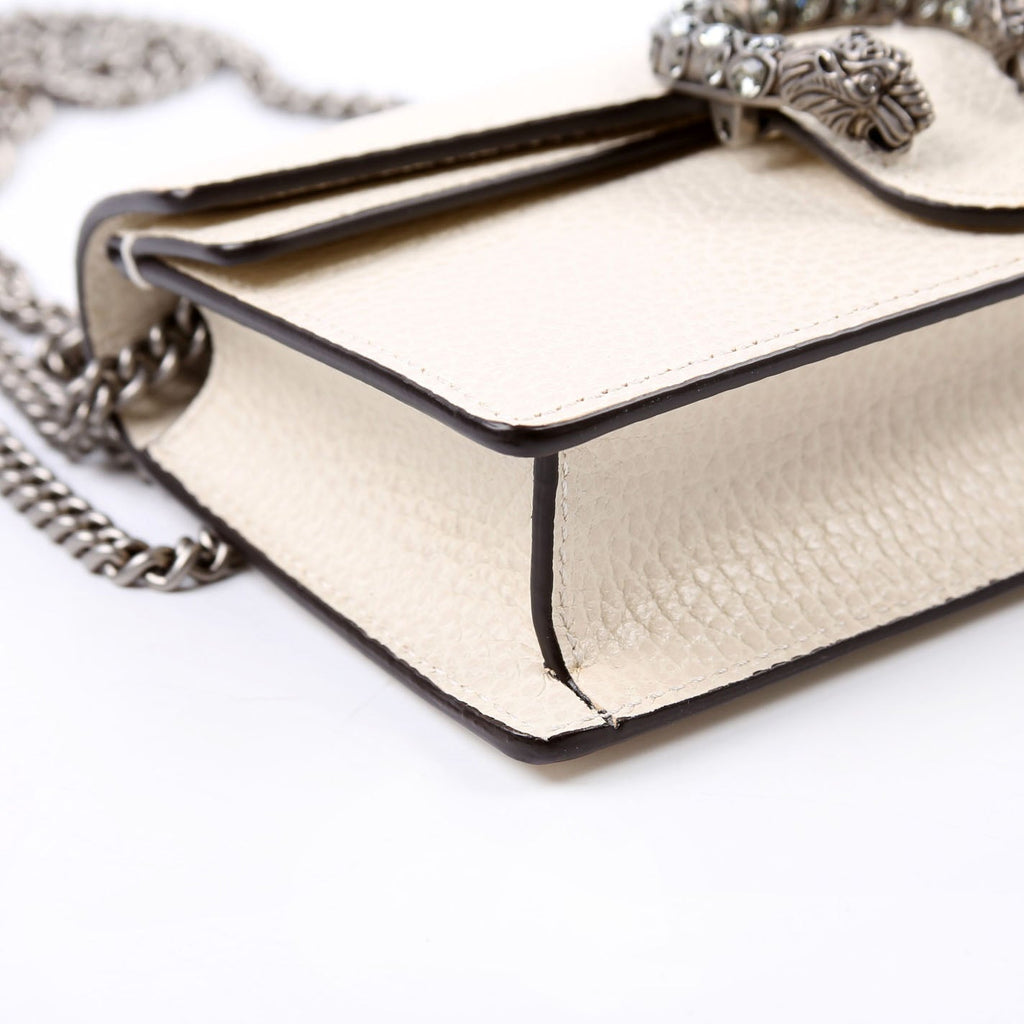 476432 Dionysus Leather Super Mini White