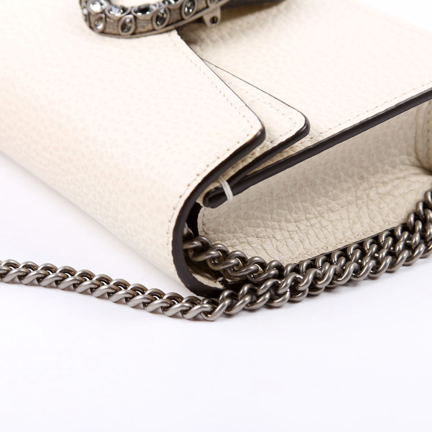 476432 Dionysus Leather Super Mini White