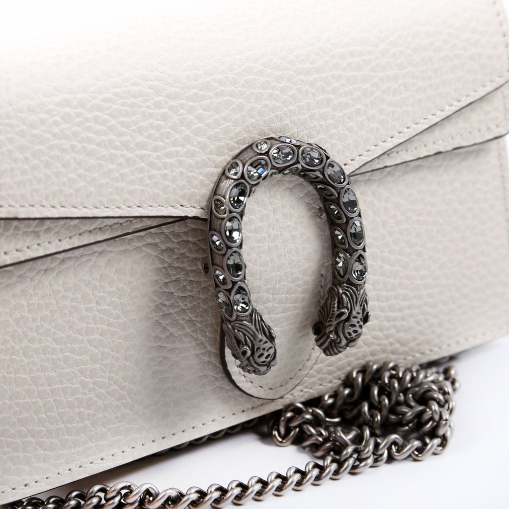 476432 Dionysus Leather Super Mini White