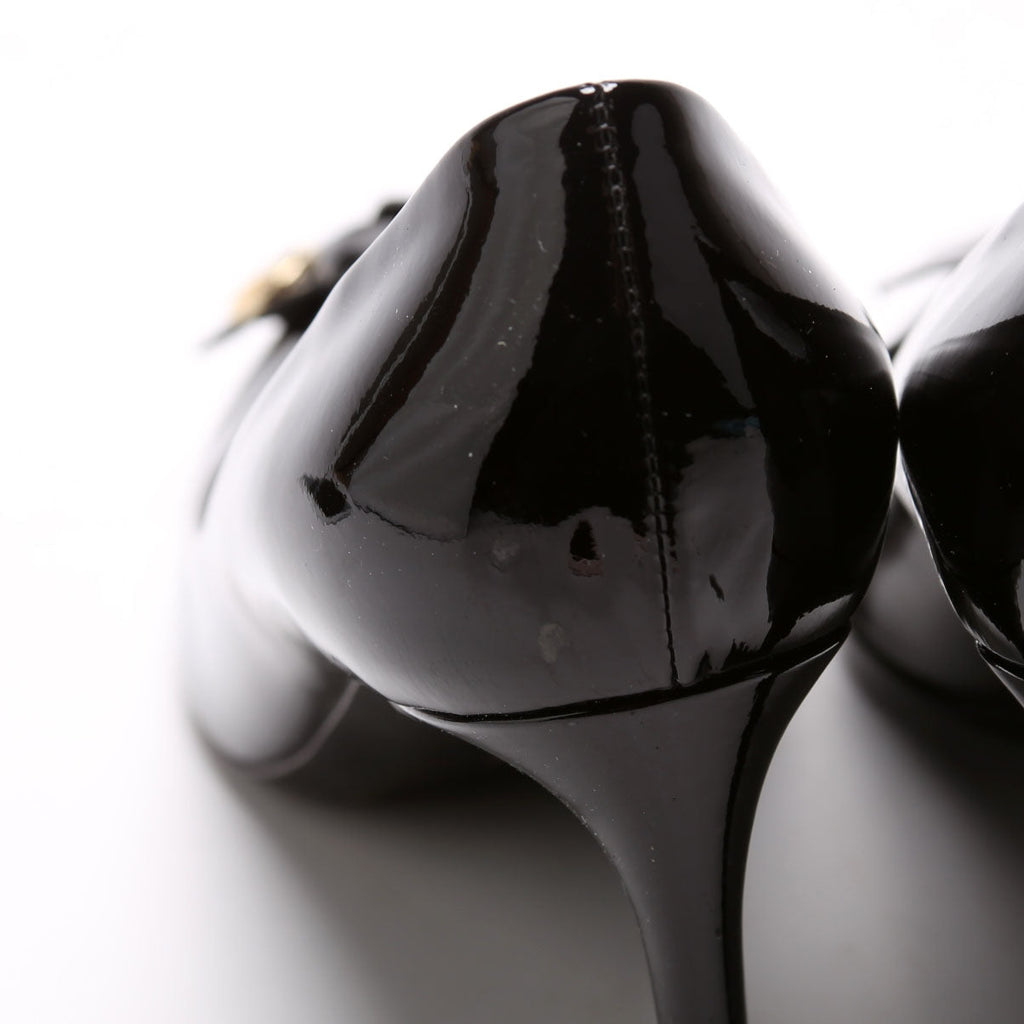 Fiance Patent Pumps Size 36 Black