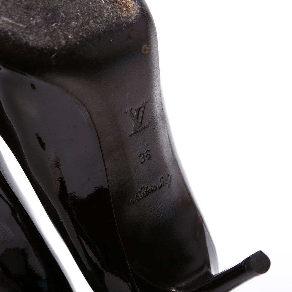 Fiance Patent Pumps Size 36 Black