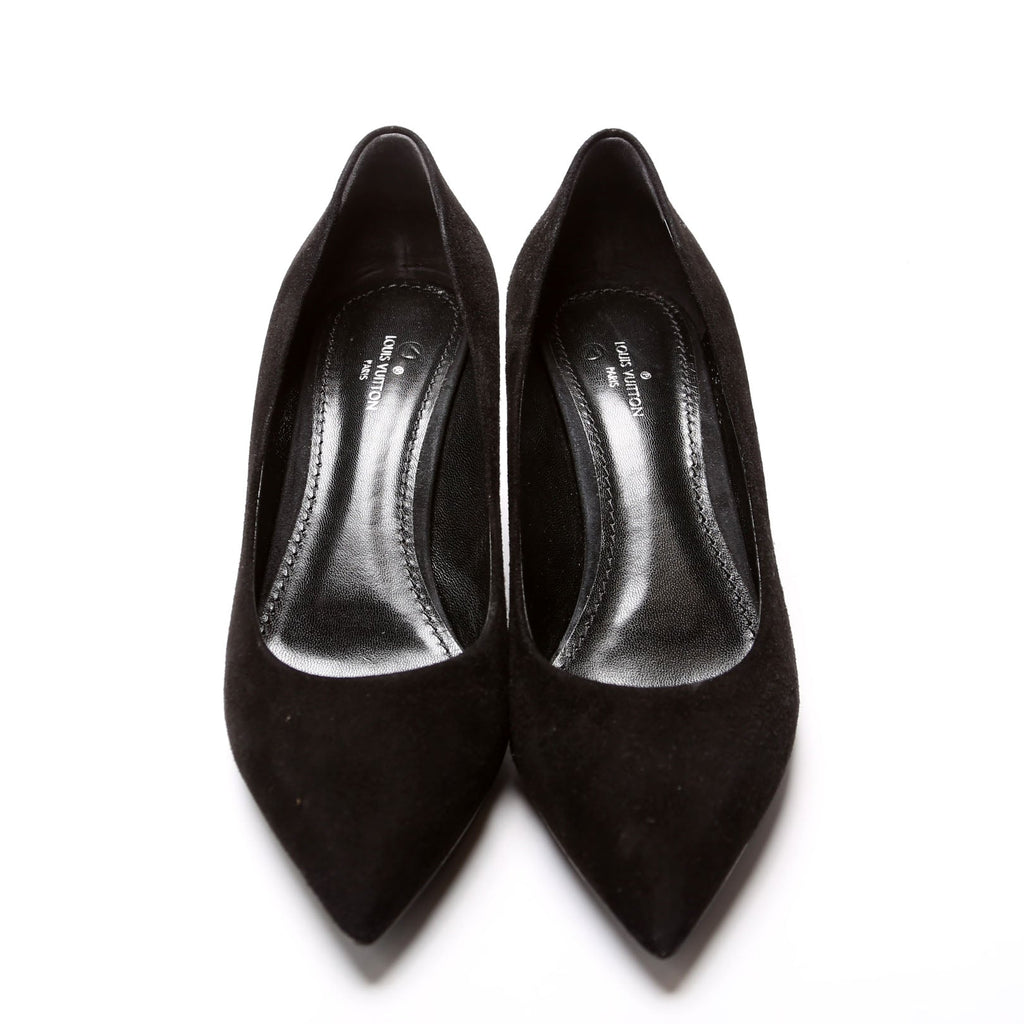 Rendez Vous Suede Pumps Size 36.5 Black