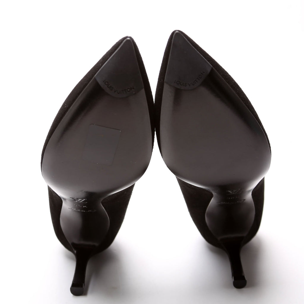 Rendez Vous Suede Pumps Size 36.5 Black