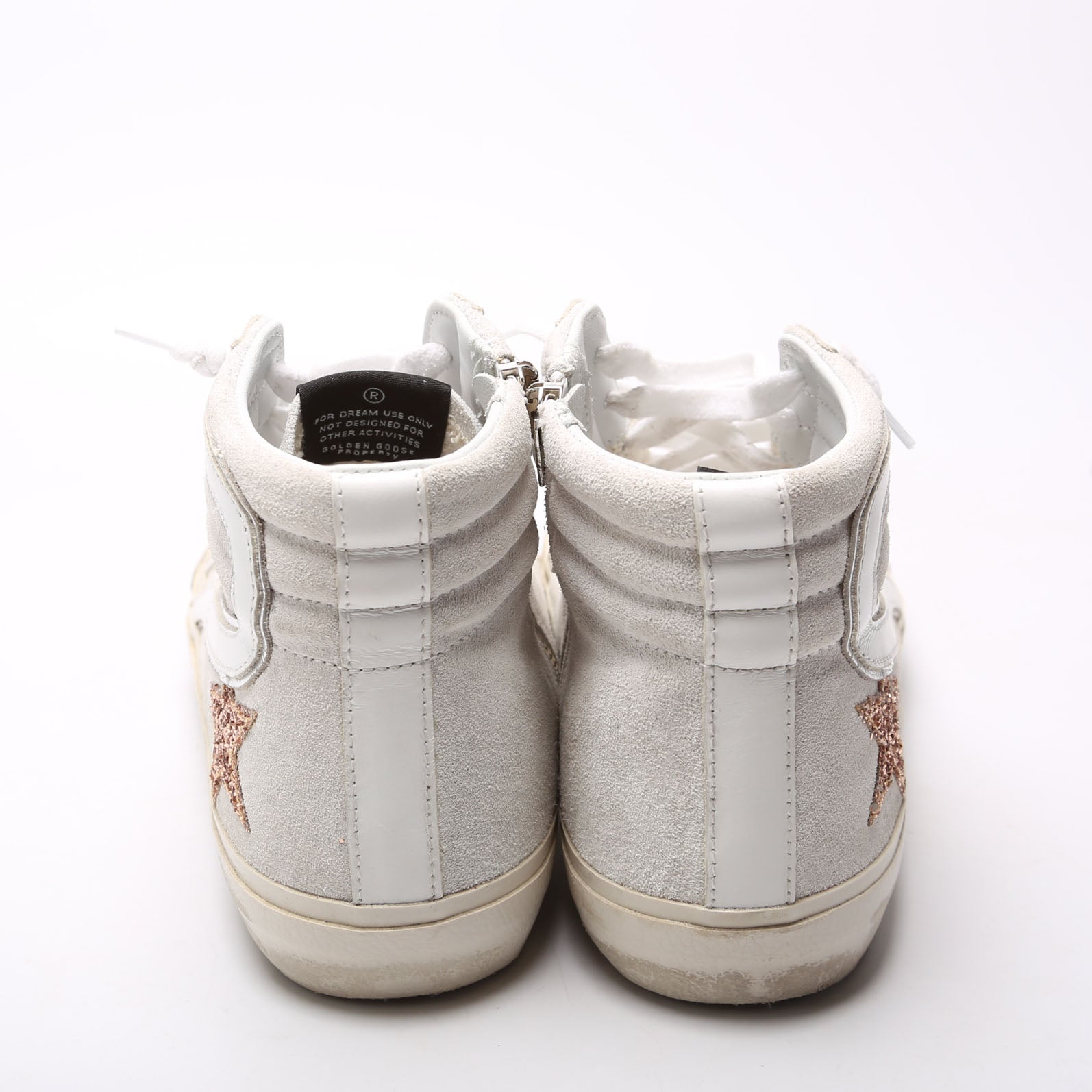 Slide Hightop Sneakers Size 39 White