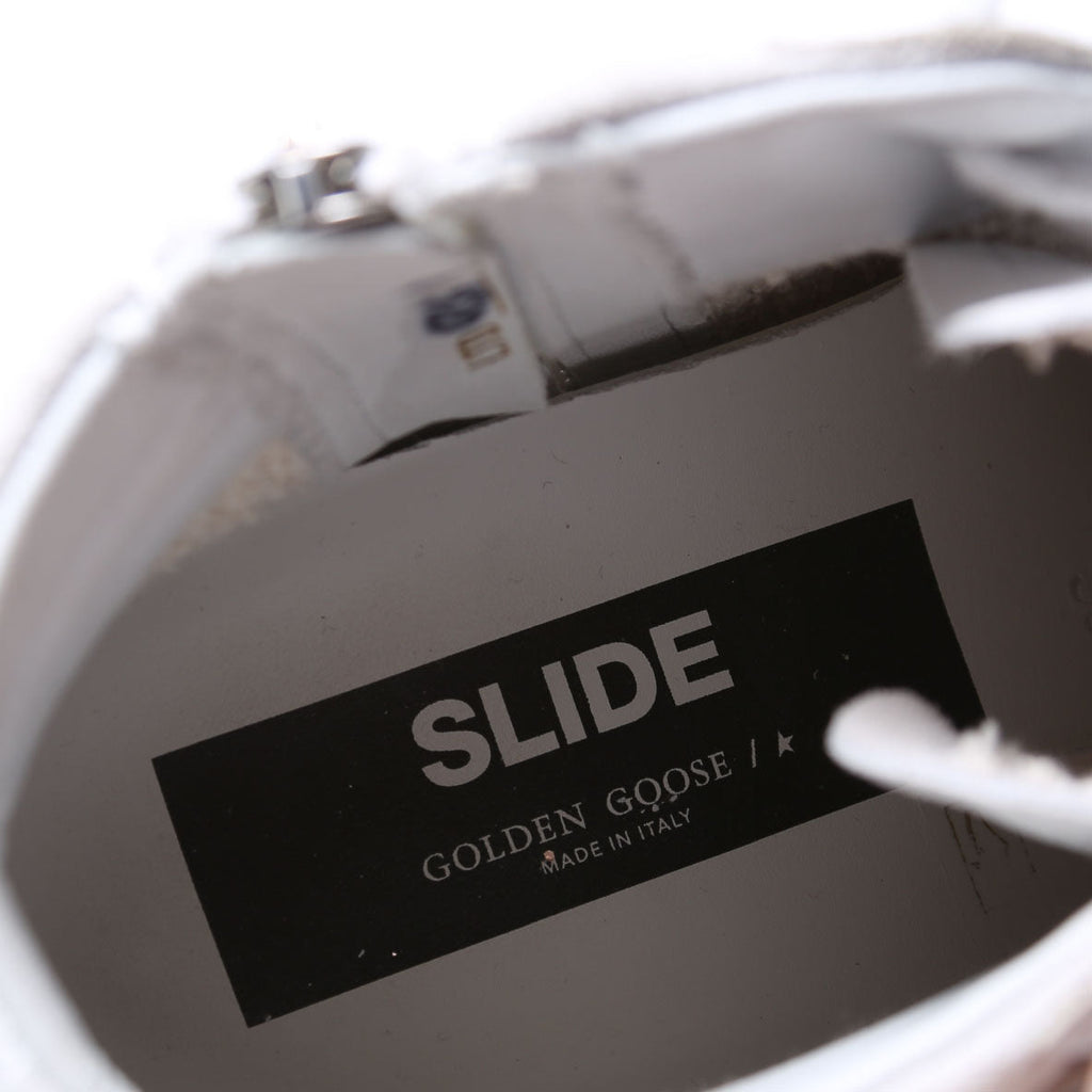 Slide Hightop Sneakers Size 39 White