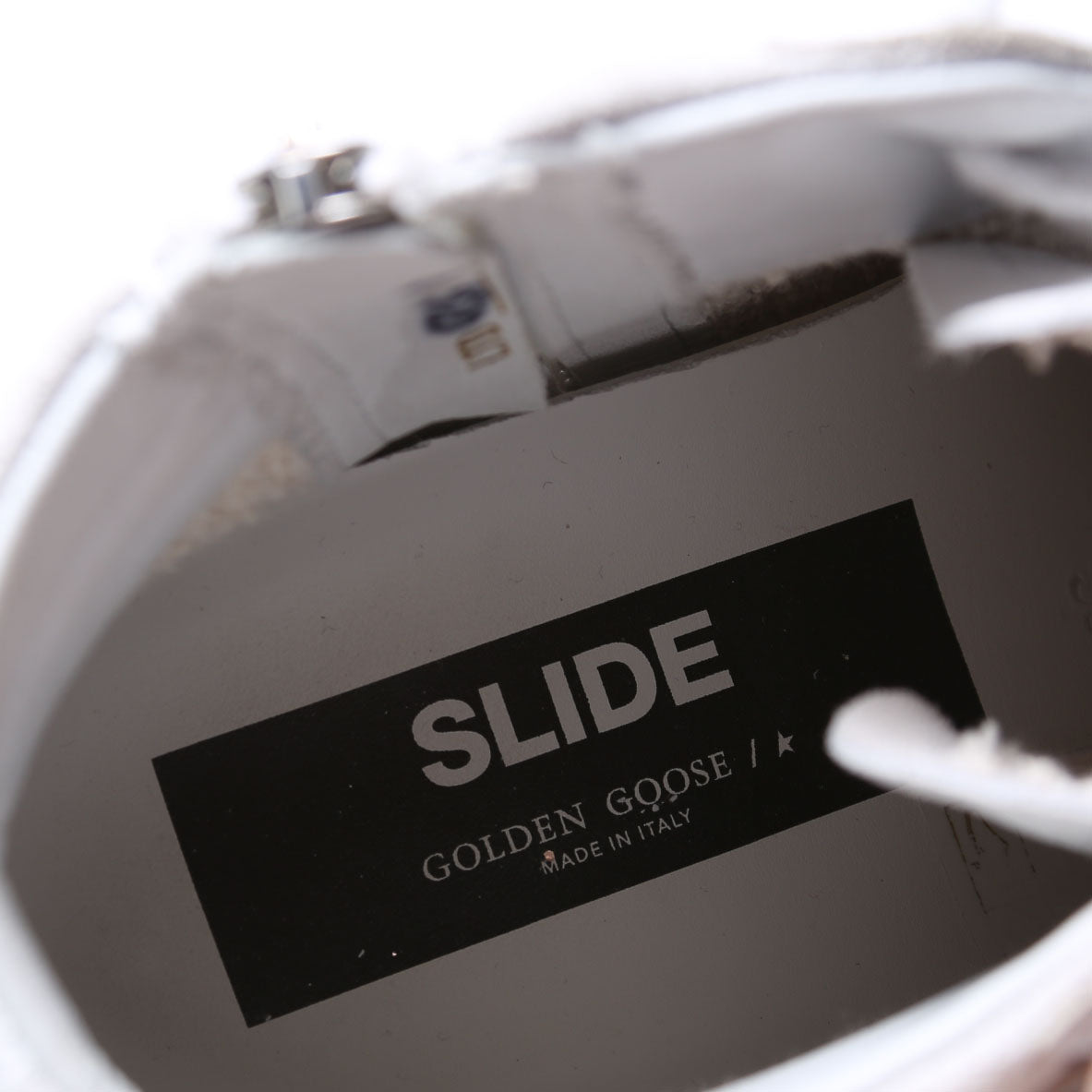 Slide Hightop Sneakers Size 39 White