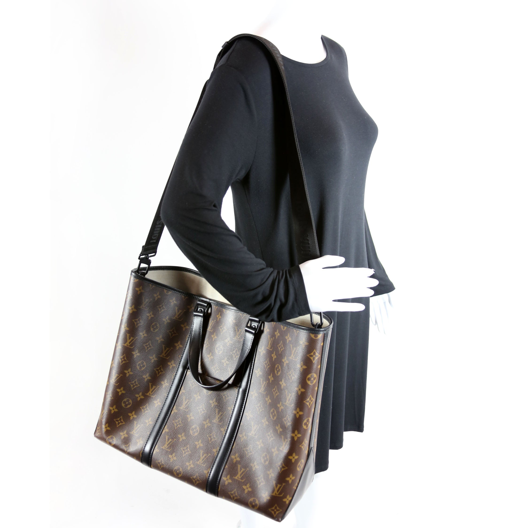 Weekend Tote GM Macassar Monogram Black