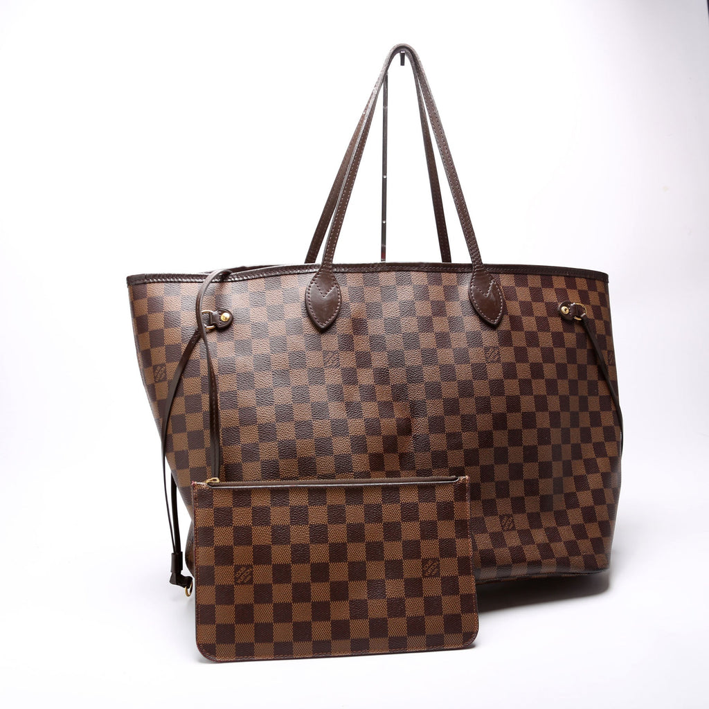 Neverfull With Wallet GM Damier Ebene