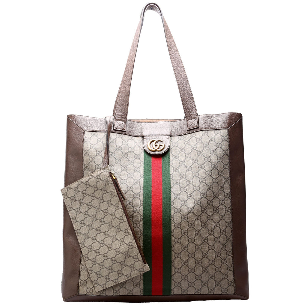 519335 Ophidia Soft GG Supreme Large Tote Brown