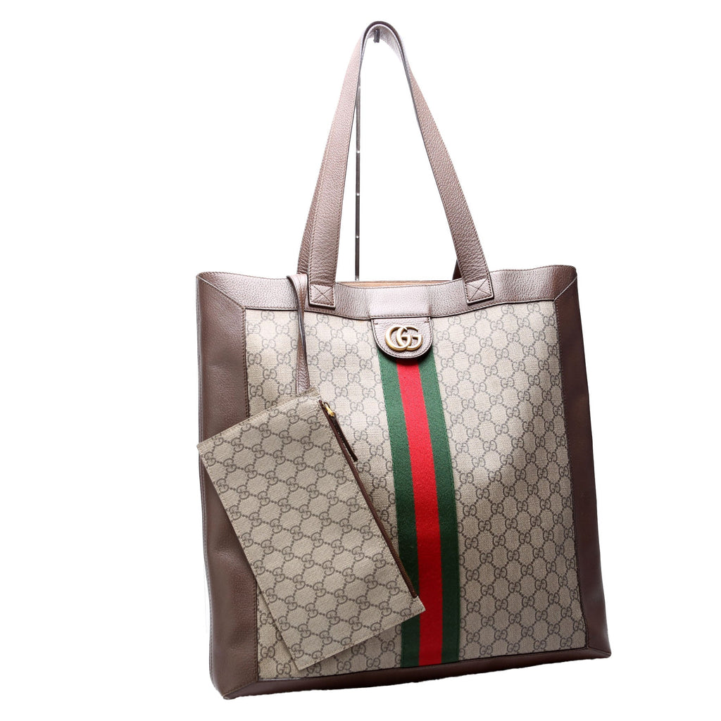 519335 Ophidia Soft GG Supreme Large Tote Brown