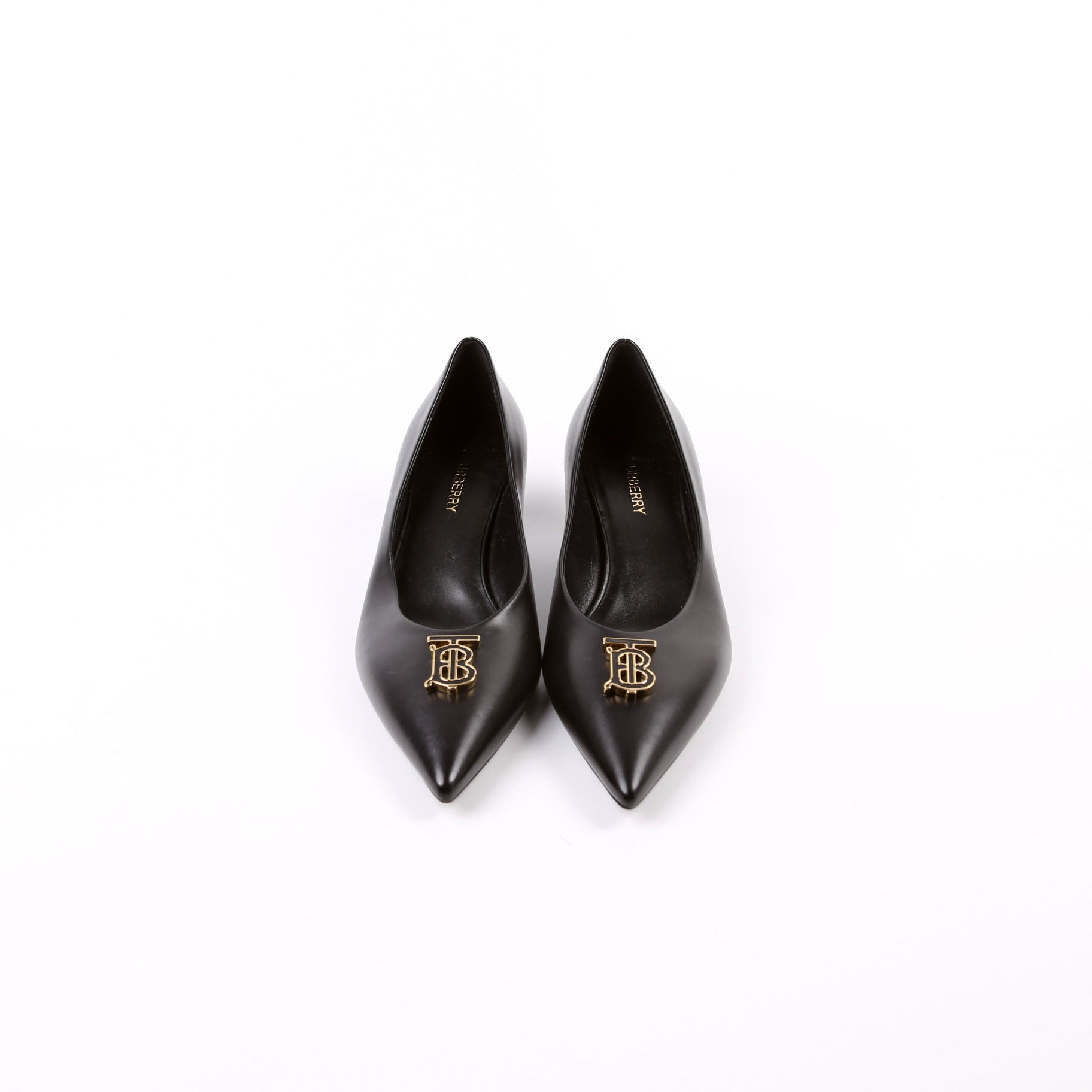 TB Logo Ezra 40MM Pointed Toe Pumps Size 37.5